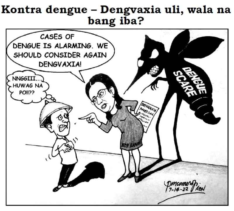 Kontra dengue – Dengvaxia uli, wala na bang iba?